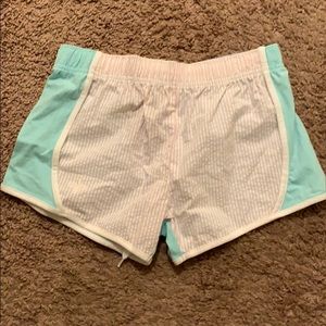 Lily Grace Lounge Shorts Lightblue/Seersucker